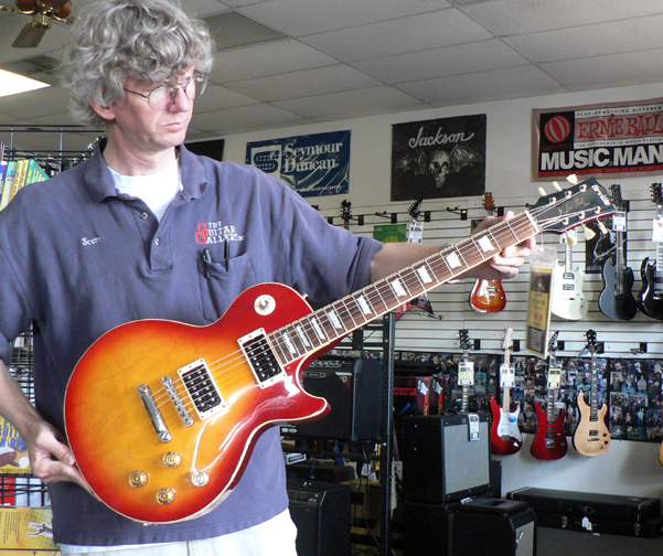 #8000 1997 Gibson made Orville Les Paul Standard, cherry sunburst, 